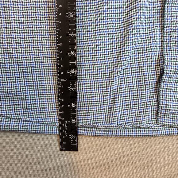 LL Bean XXXL Tall Traditional Fit Cotton Button Down Shirt Blue Check - Picture 7 of 13